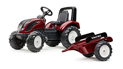 Falk Valtra S4 Traptractor met Aanhanger en Geluid 162 cm Donkerrood Falk Valtra S4 Traptractor met Aanhanger en Geluid 162 cm Donkerrood von Falk