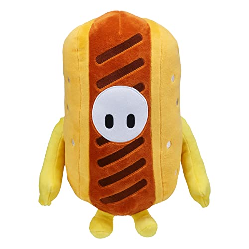 Fall Guys 62551 30 cm Plüschfigur Hotdog aus dem Videospiel Ultimate Knockout” aus superweichem Premium-Plüsch, insgesamt 3 Figuren zum Sammeln in Serie 1, offizieller Merchandise von Fall Guys