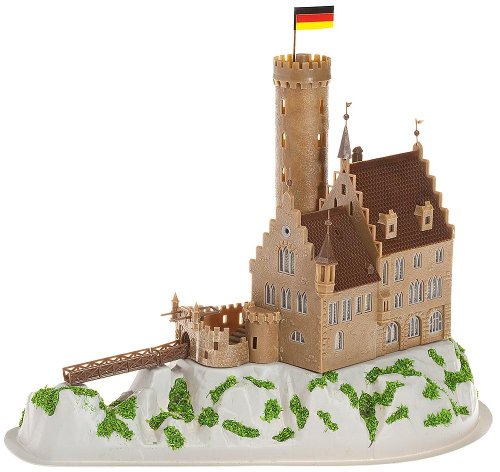 FALLER 130245 - Schloß Lichtenstein mit Berg, 243 x 143 x 172 mm, Beige von FALLER