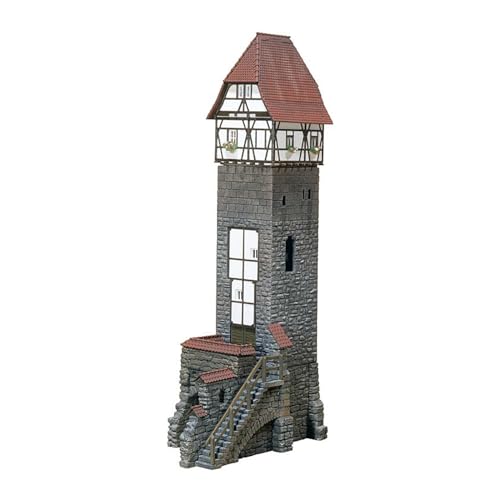 FALLER 130402 - Altstadt-Turmhaus, 18.6 x 5.2 x 27.8 cm, Braun, Grau von FALLER