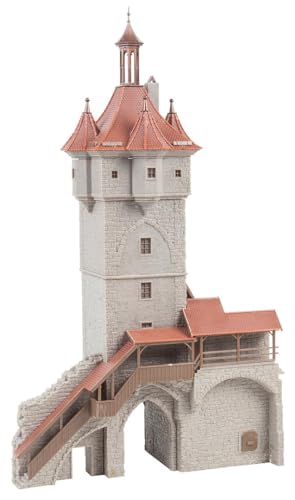 Faller FA 130400 Historical Town Gate HO Scale Building Kit Historisches Stadttor, Taucher, One Size von FALLER