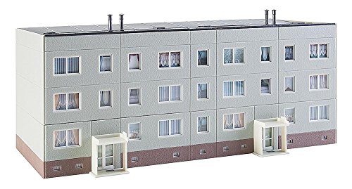 FALLER FA 130801 - Plattenbau P2 Basispackung, Zubehör für die Modelleisenbahn, Modellbau, Nicht Gelehrt von FALLER