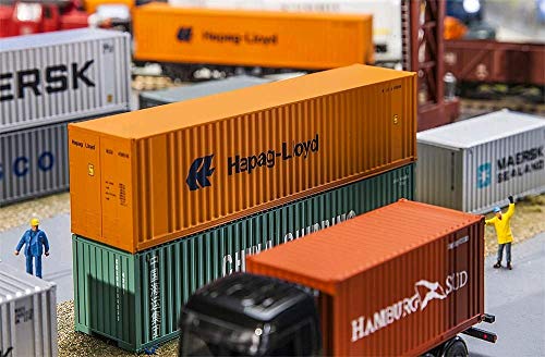 Faller FA 180841-40 Hi-Cube Container Hapag Lloyd, Zubehör für die Modelleisenbahn, Modellbau von FALLER