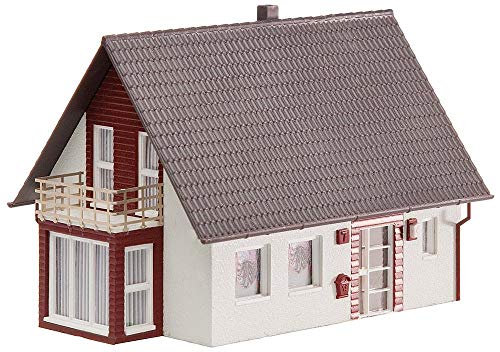 Faller 130318 - Einfamilienhaus weinrot, 19.2 x 9.2 x 14.2 cm, Creme, Rot und Hellbraun von FALLER