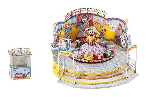 Faller FA 140424 Crazy Clown Attraction HO Scale Building Kit Verrückt Bauset, Gelbe, Einheitsgröße von FALLER