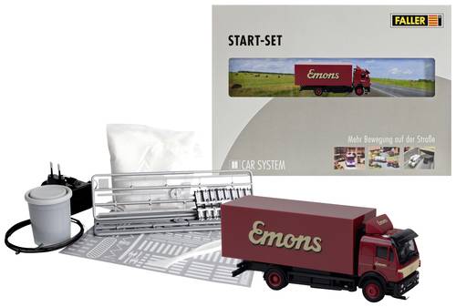 Faller 161487 Start-Set LKW MB SK Emons Car System H0 Fahrzeug von Faller