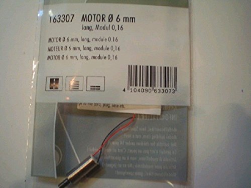 Faller 163307 Motor, Ø 6 mm lang, Modul 0,16 Modellbausatz, Zubehör, Mehrfarbig, 6mm von FALLER