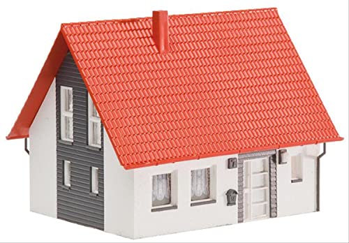 FALLER 232321 Single Family House Gray N Scale Building Kit Bauset, Grau, One Size von FALLER