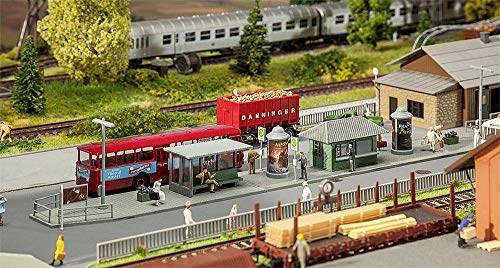 Faller FA 120207 Halt/Waiting Area Scene HO Scale Building Kit Haltestelle, Keine Angabe von FALLER