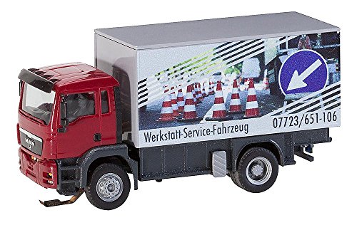 Faller FA 161554 Man TGS Repair Shop Truck Car Auto Modellauto-System, Mehrfach von FALLER