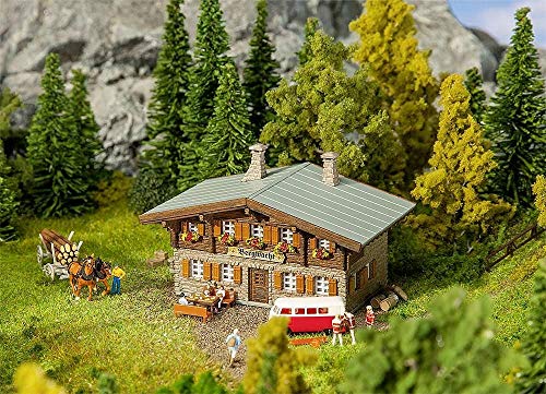 Faller FA 232338 Mountain Rescue Chalet N Scale Building Kit Bergwachthütte, Mehrfarbig, One Size von FALLER