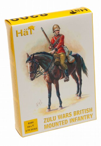 Faller HäT 8209 - Zulu Wars: British Mounted Infantry, dunkelblau, rot, weiß von FALLER