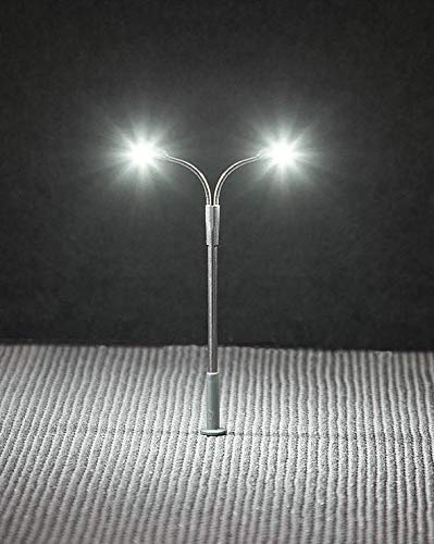 Faller LED-Straßenbeleuchtung Peitschenleuchte Doppelausleger Andys Hobby Shop 272221 von FALLER