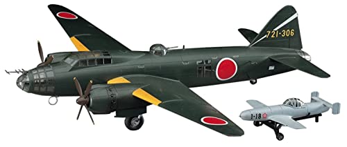 Hasegawa HAS E20 - Mits. G4M2E T.1 (Betty) Model 24 with MXYZ Ohka Model 11 IJN, Militär, Grün von ハセガワ