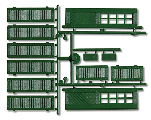 POLA 333112 - Fensterläden und Türen, 45 cm, Weiß von FALLER