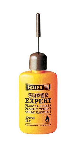 SUPER-EXPERT, Plastikkleber, 25 g von Faller