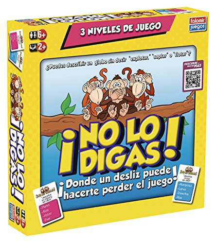 FALOMIR 32-21001 Sagen Sie es Nicht Brettspiel, bunt, Única FALOMIR 32-21001 Sagen Sie es Nicht Brettspiel, bunt, Única von Falomir