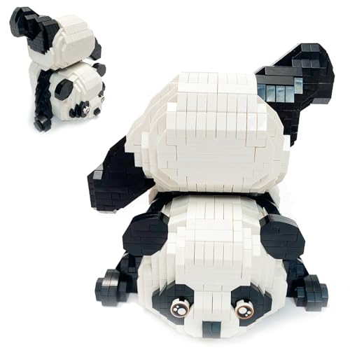 Famiredo Panda Mini Bausteine Set, Mikro Tierbausteine für Erwachsene, Miniatur Tierbausteine Sets Geschenke für Freunde (1325 Stück) von Famiredo