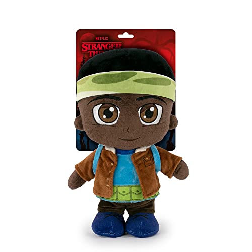 Famosa Softies - Stranger Things Plüschtier Lucas 26 cm, weiche Textur und Füllung aus 100% recyceltem Fasermaterial, für Fans der Serie und Kinder ab 12 Monaten, (760021116), Bunt von Famosa softies