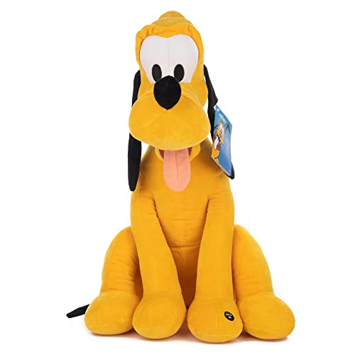 Famosa Softies - Disney Pluto Plüschtier mittelgroß mit weicher und kuscheliger Textur, lustiger Klang, Geschenk für jedes Alter (760021692) von Famosa softies