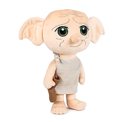 Famosa Softies - Dobby der Elf mit Sound aus dem Film Harry Potter Größe 30 cm, weiche und kuschelige Textur, als Geschenk für Fans oder Jungen und Mädchen jeden Alters (760022313) von Famosa softies