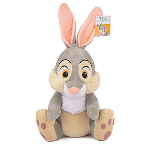 Famosa Softies 760021694 Disney Thumper Medium Sitting Plush with Sound Tambor Puppen, bunt, Talla única von Famosa softies