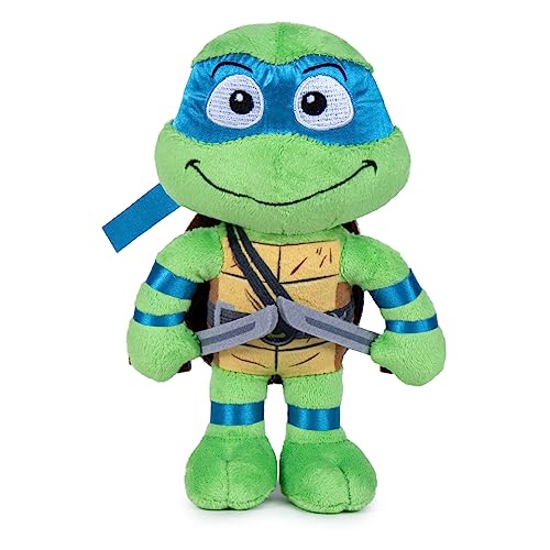 Famosa Softies Leonardo 760022773 Plüschfigur aus dem Film Chaos, 30 cm, mit blauer Maske und Details, als Geschenk für Jungen und Mädchen jeden Alters von Famosa softies