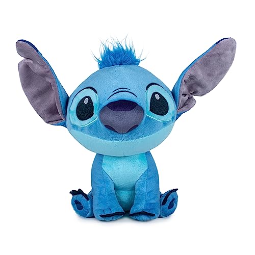 Famosa Softies - Stitchcon Sound Disney Lilo & Stitch Plüschtier 28 cm, weich und kuschelig, lustiger Sound, Geschenk für Jungen und Mädchen jeden Alters (760021770) von Famosa softies