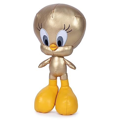 Famosa Softies - Warner Bross, Tweety Tweety Looney Tunes zum 100. Jubiläum, Tweety, weiche Textur, als Geschenk für Jungen und Mädchen jeden Alters (760021803) von Famosa softies