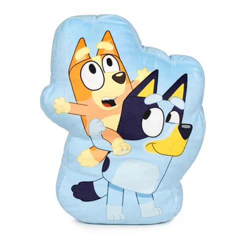 Famosa Softies - Weiches Plüschkissen von Bluey, 35 cm, Bild von Bluey und Bingo wie in den Cartoons, für Jungen und Mädchen, ab 6 Monaten, Berühmt (760024190) von Famosa softies