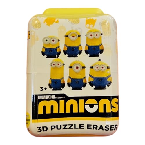 Famosa softies Minions Original Gravity Feed Puzzle Palz Sammelfiguren Überraschungsmodell 1 Stück von Famosa softies