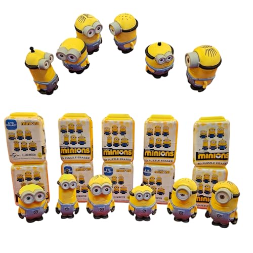 Famosa softies Minions Original Gravity Feed Puzzle Palz Sammelfiguren Überraschungsmodell 1 Stück von Famosa softies