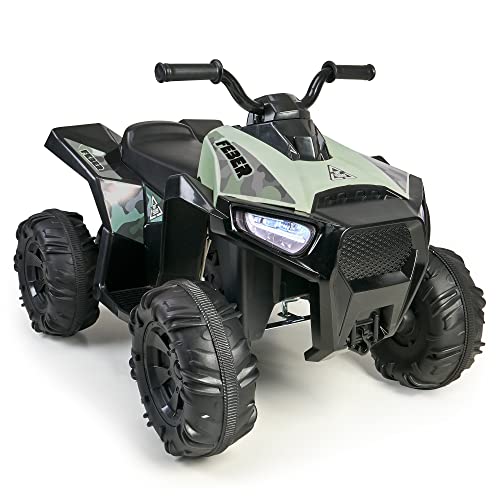 FEBER - Elektrisches Quad Boxer | 12V Batterie, Vorwärts- und Rückwärtsgang, Bremse, bis zu 5 km/h, inklusive Ladegerät, 45 min Spielzeit - 3 bis 5 Jahre - Grün FEBER - Elektrisches Quad Boxer | 12V Batterie, Vorwärts- und Rückwärtsgang, Bremse, bis zu 5 km/h, inklusive Ladegerät, 45 min Spielzeit - 3 bis 5 Jahre - Grün von Famosa