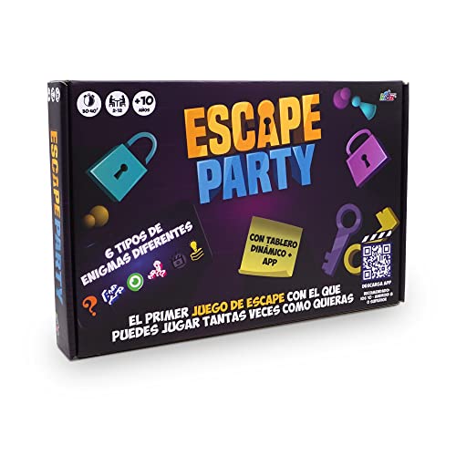 Famosa 700016895 Party Escape Room Kinder Scape Spiel, bunt von Famosa