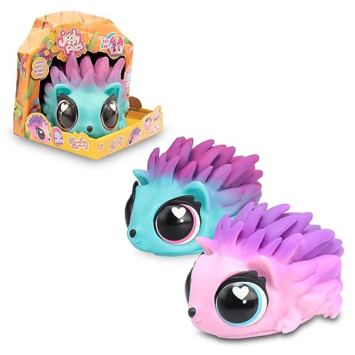 Famosa Jiggly Pets – My Spike Pet – Spiky The Hedgehog, interaktiver Igel, weicher Gummi, singend, geht, rollt und läuft mit Musik, Spielzeug für Jungen und Mädchen ab 4 Jahren, (JGG02000) von Famosa