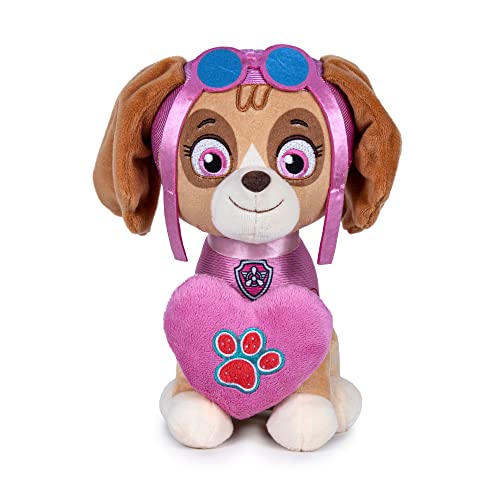 Famosa Softies Paw Patrol Skye Plüschfigur aus der Zeichentrickserie, 27 cm, superweich und kuschelig, für Mädchen und Jungen, 0 Jahre (760022480) von Famosa softies