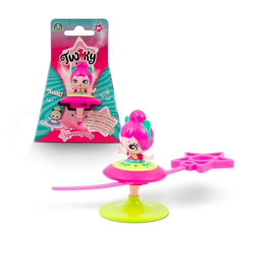 famosa Twiky Ballerina Kreisel, 6 cm, mit Spinner zum Drehen, verschiedene Modelle von Famosa