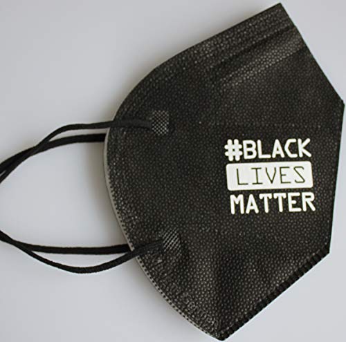 Fan-Omenal 1 Schwarze Maske Deutsche Herstellung mit Bügeltransfer - Black Lives Matter - 15976/1 von Fan-Omenal