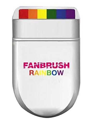 Schminkfarbe Rainbow Flag Gay Pride Face Paint Make-up-Applikator um LGBTQIA+-Flaggen auf dein Gesicht malen, Make-up-Stick. 4,8 g reicht für ca. 100 Gesichtsfahnen von Fanbrush