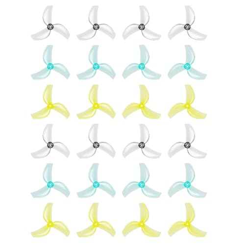 Fangxuee 12 Paare 1611 3-Blätter PC Propeller 12 CW + 12 CCW Propeller für RC Pavo Femto Brushless BWhoop FPV Racing Quadcopter D Fangxuee 12 Paare 1611 3-Blätter PC Propeller 12 CW + 12 CCW Propeller für RC Pavo Femto Brushless BWhoop FPV Racing Quadcopter D von Fangxuee