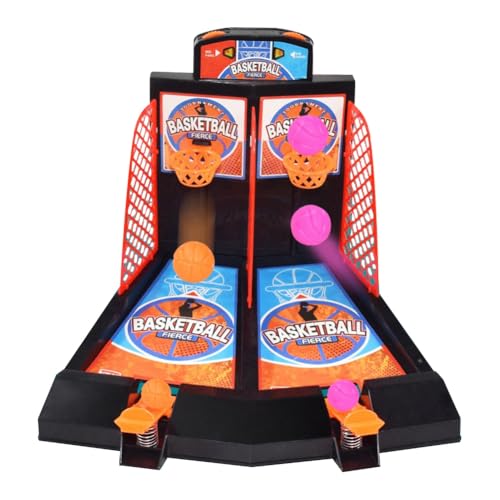 Fangxuee 2-Player-Desktop-Basketballspiel mit Finger Kontrollierter Mini-Basketball-Basketball-Spaß Tabletop Sportspiel für Zuhause und Büro Fangxuee 2-Player-Desktop-Basketballspiel mit Finger Kontrollierter Mini-Basketball-Basketball-Spaß Tabletop Sportspiel für Zuhause und Büro von Fangxuee