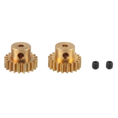 Fangxuee 2 STK 2,3 mm Welle Messing Ritzel Motorgetriebe 20T 48DP M0.6 M0.8 für 1/12 1/16 RC Auto 7075 - Redcat 370/380/390 Fangxuee 2 STK 2,3 mm Welle Messing Ritzel Motorgetriebe 20T 48DP M0.6 M0.8 für 1/12 1/16 RC Auto 7075 - Redcat 370/380/390 von Fangxuee