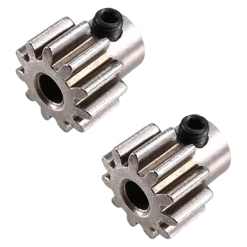 Fangxuee 2 STÜCKE Metallmotorzahnrad Ritzel 32P 11T 3,175 mm 6747 für TRX4 6X6 TRX6 RC Auto-Upgrade-Teile Fangxuee 2 STÜCKE Metallmotorzahnrad Ritzel 32P 11T 3,175 mm 6747 für TRX4 6X6 TRX6 RC Auto-Upgrade-Teile von Fangxuee