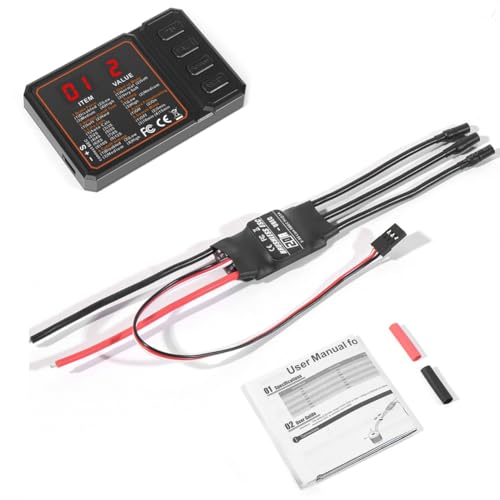 Fangxuee 20A 2-3S Lipo Brushless ESC mit BEC-Ausgang und Programmierkarte für RC-Auto Boot Flugzeug DIY Teile Fangxuee 20A 2-3S Lipo Brushless ESC mit BEC-Ausgang und Programmierkarte für RC-Auto Boot Flugzeug DIY Teile von Fangxuee