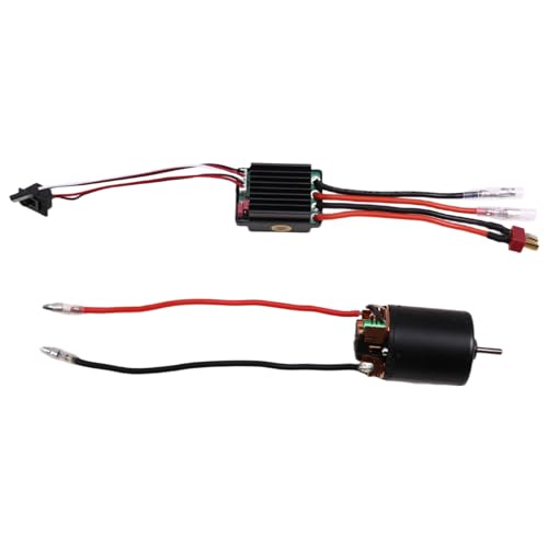 Fangxuee 540 Bürstenmotor 80T ESC Geschwindigkeitsregler Kombinationsset Climb Drift Racing für 1/10 RC Crawler/Boot Fangxuee 540 Bürstenmotor 80T ESC Geschwindigkeitsregler Kombinationsset Climb Drift Racing für 1/10 RC Crawler/Boot von Fangxuee