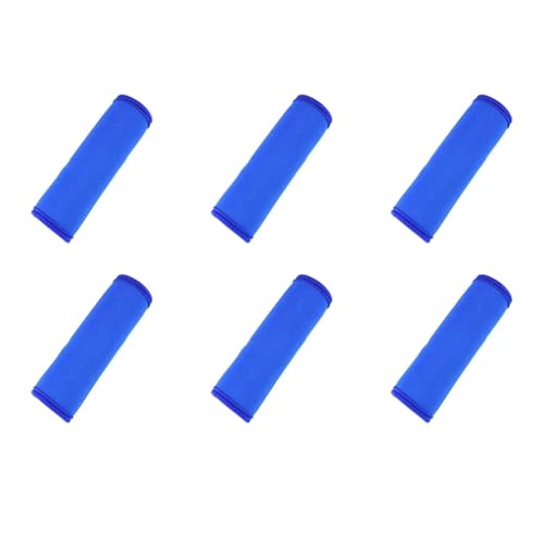 Fangxuee 6 Stück Reisegepäckanhänger, Griffabdeckungen und Verdickte Griffabdeckungen für Kinderwagen, Blau Fangxuee 6 Stück Reisegepäckanhänger, Griffabdeckungen und Verdickte Griffabdeckungen für Kinderwagen, Blau von Fangxuee