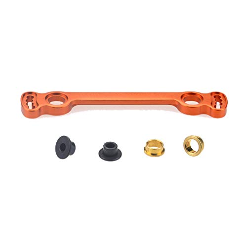 Fangxuee 8146 Metalllenk Platte für 1/8 9116 9020 9072 08421 08423 08425 08426 08427 Rc Auto Teile Zubehör, Orange von Fangxuee