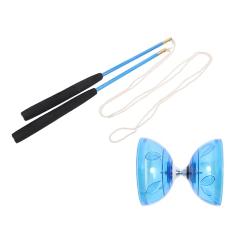 Fangxuee Dreilager-Doppelkopf-Diabolo-Fitnessspielzeug, Outdoor-Spiel Diabolo Yo-Yo Spiel Diabolo Yo-Yo Spiel Diabolo für Senioren Kinder-Spielzeug Kinder-Spielzeug von Fangxuee