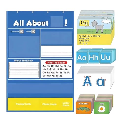 Fangxuee Interaktiver Buchstaben Handschrift -Übungswerkzeug mit Alphabet -Lerntasche für Vorschulhomeschool -Klassenzimmer Fangxuee Interaktiver Buchstaben Handschrift -Übungswerkzeug mit Alphabet -Lerntasche für Vorschulhomeschool -Klassenzimmer von Fangxuee