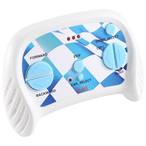 Fangxuee Kinder-Elektroauto 2,4 G Bluetooth-Fernbedienung, für Kinder-Elektrofahrzeug-Ersatzzubehör, Blaue Steuerung von Fangxuee